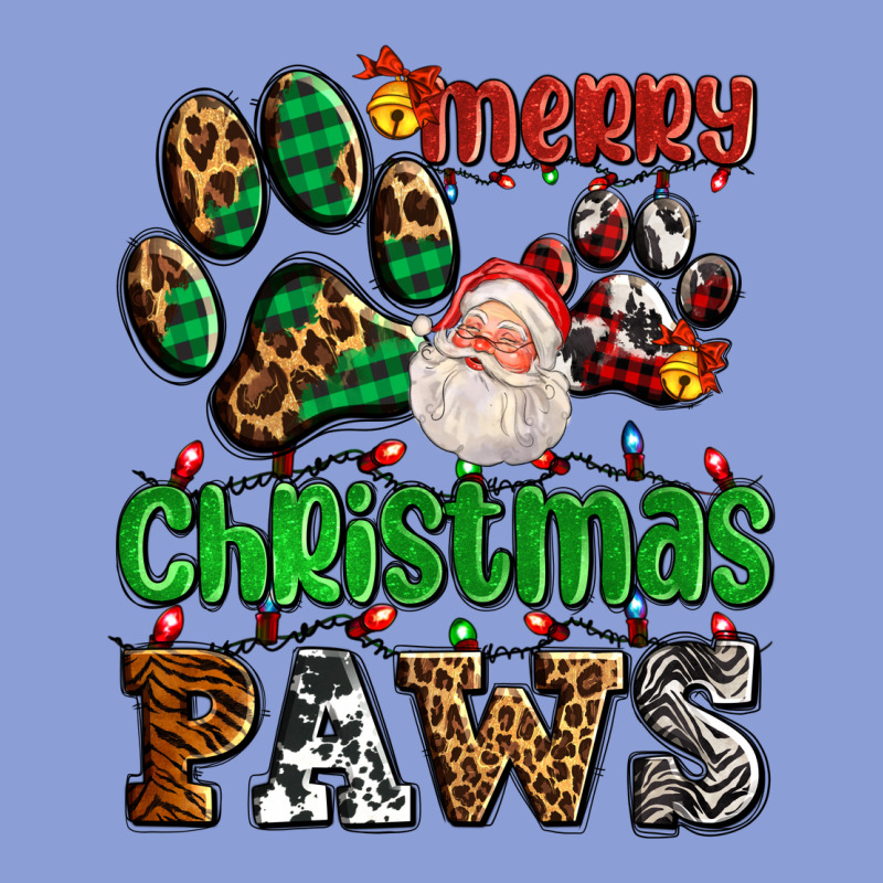 Merry Christmas Paws With Santa Long Sleeve Tee by AdoDesignShop | Teevron
