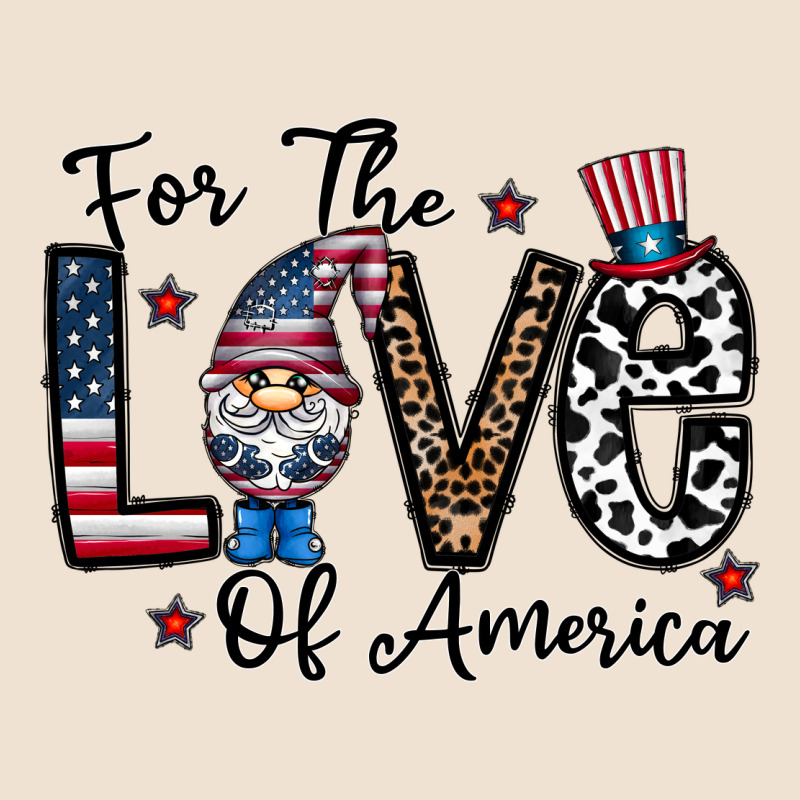 For The Lovee Of America Gnome Urban Heavy Tee by CowhideDigitalArt | Teevron