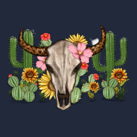 Bull Skull With Cactus Premium Sweatshirt | Teevron