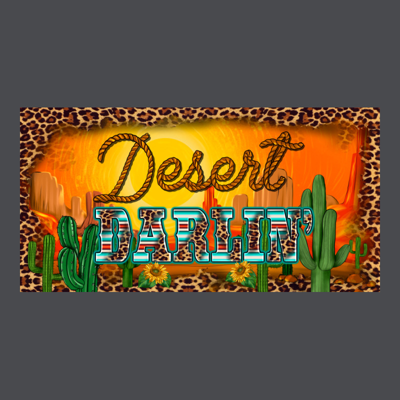 Western Desert Darlin Sunset Cactus Leopard Serape   License Plate Tem Zipper Hoodie by BarkalooDesign | Teevron