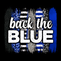 Back The Blue Brushstrokes Heavyweight Sweatshirt | Teevron