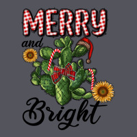 Merry And Bright With Cactus Vintage Hoodie | Teevron