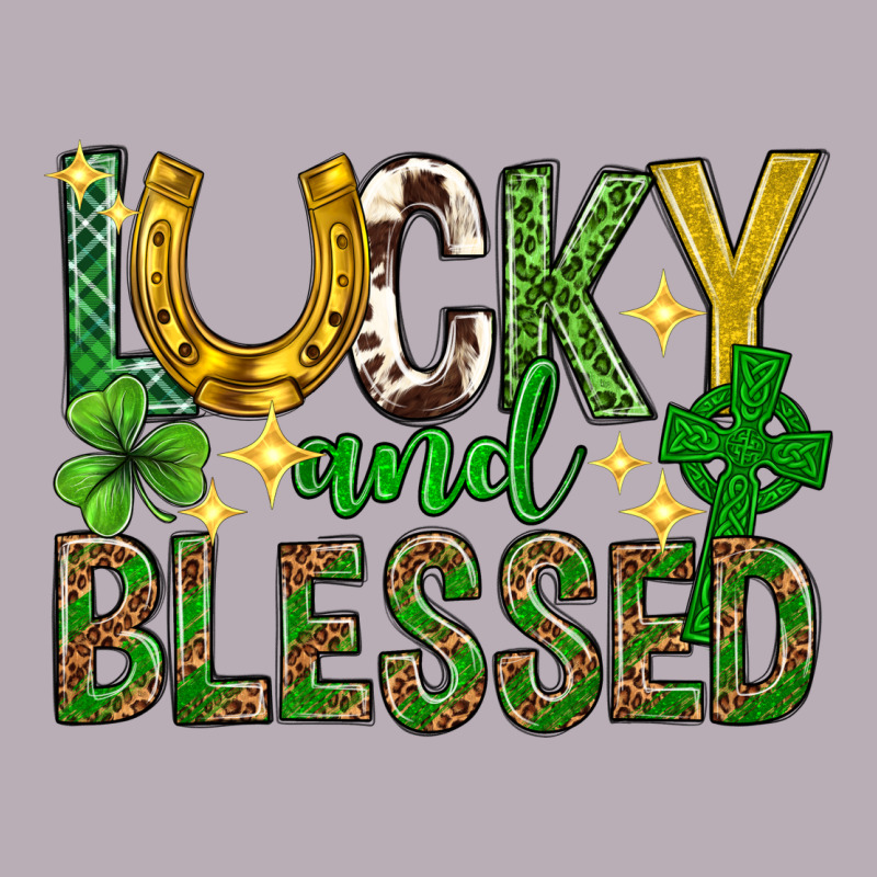Lucky And Blessed St. Patricks Day Vintage Tee by Neo Western | Teevron