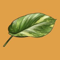 Golden Pothos Leaf Premium Hoodie | Teevron