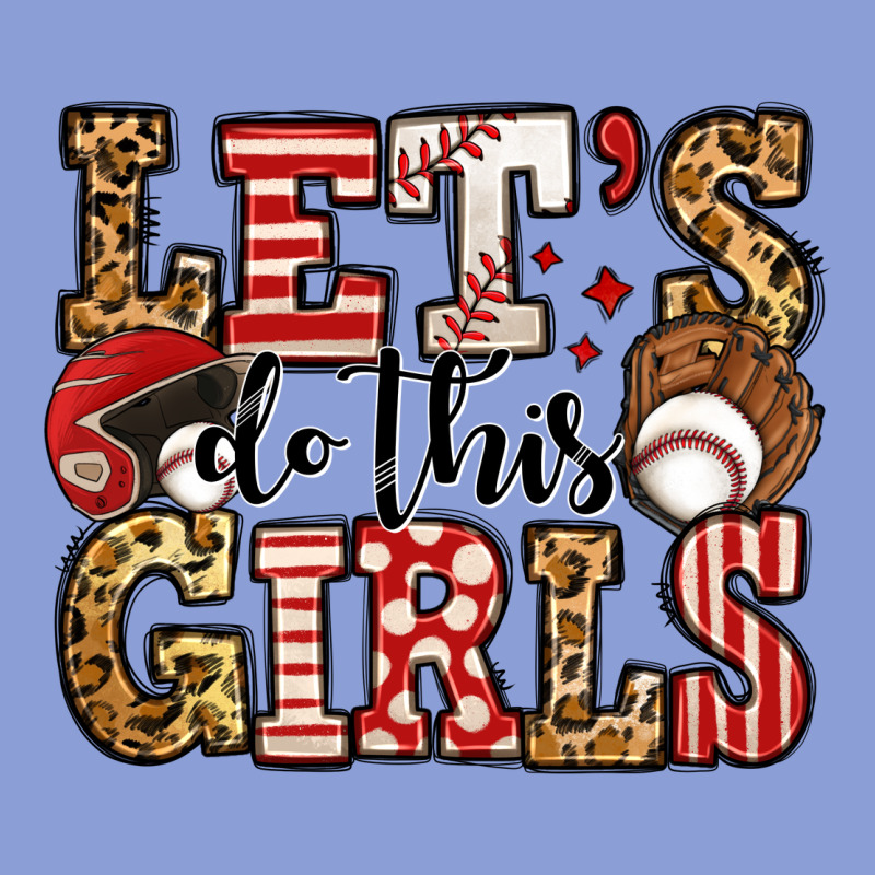 Let's Do This Girls Baseball Long Sleeve Tee by Jasminsmagicworld | Teevron