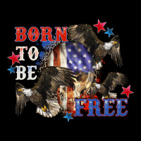 Born To Be Free 4th Of July Heavyweight Sweatshirt | Teevron