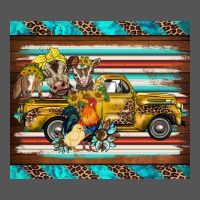 Western Truck Farm Animals Serape Leopard Turquoise's Zipper Hoodie | Teevron