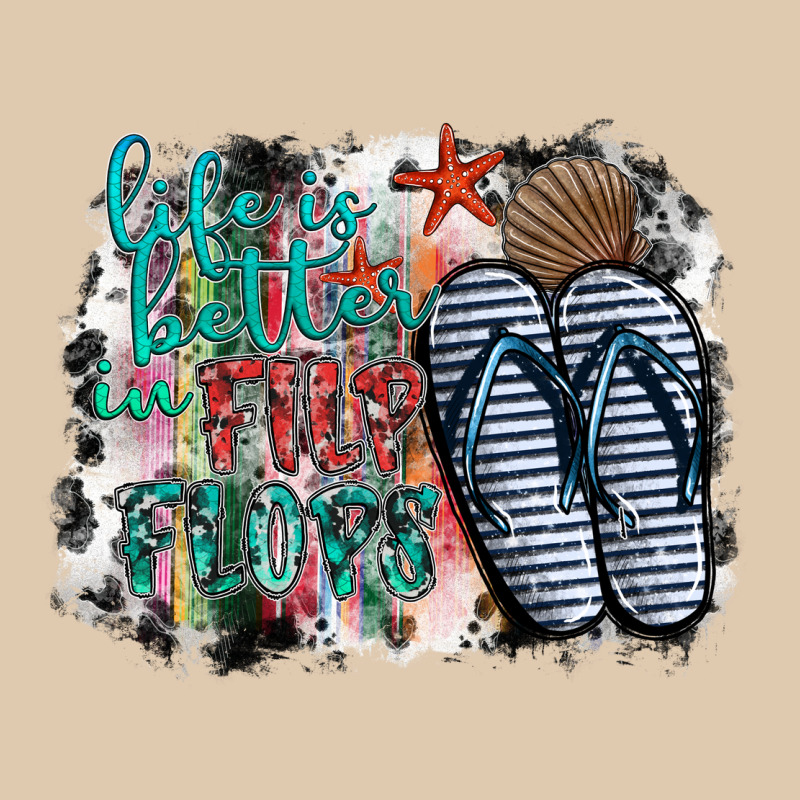 Life Is Better In Fılp Flops Heavyweight Sweatshirt by SublimationCraftShop | Teevron