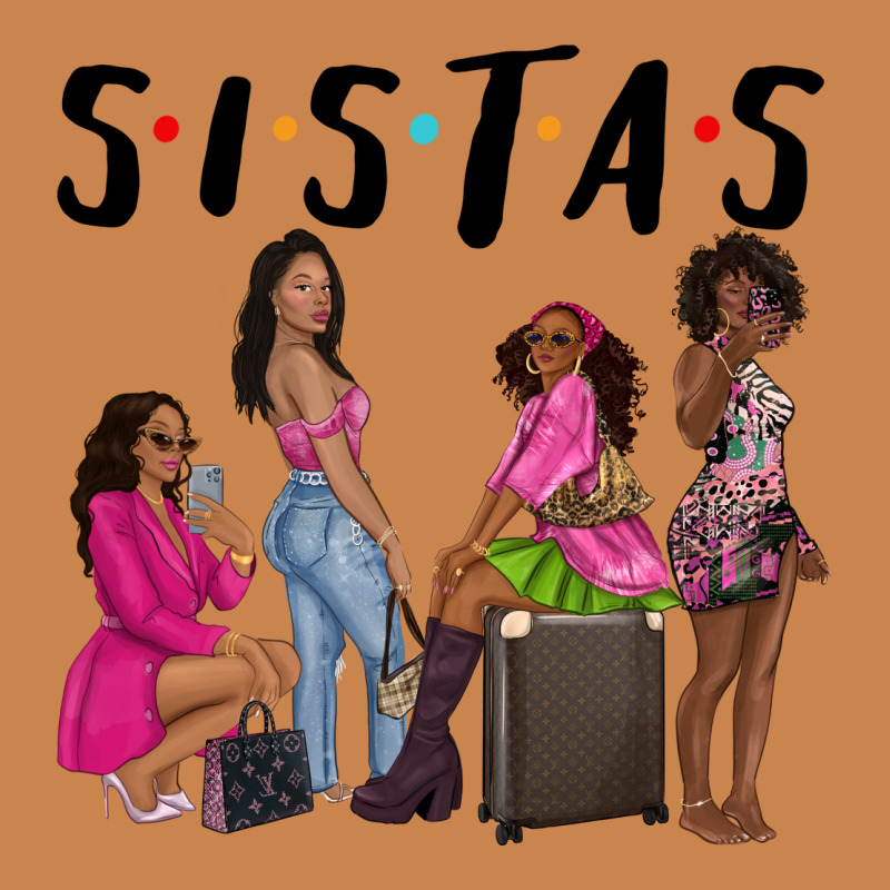 Sista Sisters Afro Black Women Heavyweight Hoodie by NancyCooperArtShop | Teevron