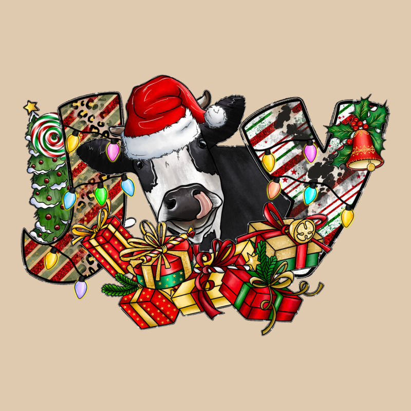Christmas Joy Cow Heavyweight Sweatshirt by CowhideDigitalArt | Teevron