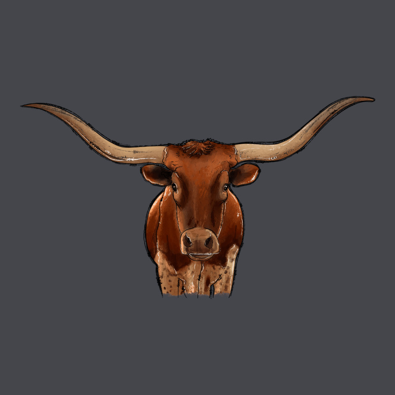 Texas Longhorn Illustration Classic Tee by CowhideDigitalArt | Teevron