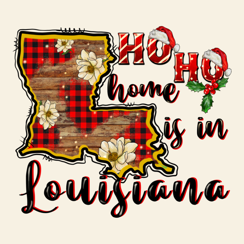 Ho Ho Home Is In Louisiana Vintage Tee by FaDigitalArtStudio | Teevron