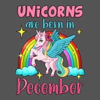Unicorns Are Born In December Zipper Hoodie | Teevron