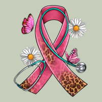 Cancer Ribbon Stethoscope Daisy Butterfly Classic Tee | Teevron