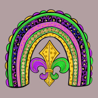 Mardi Gras Fleur De Lis Rainbow Vintage Hoodie | Teevron