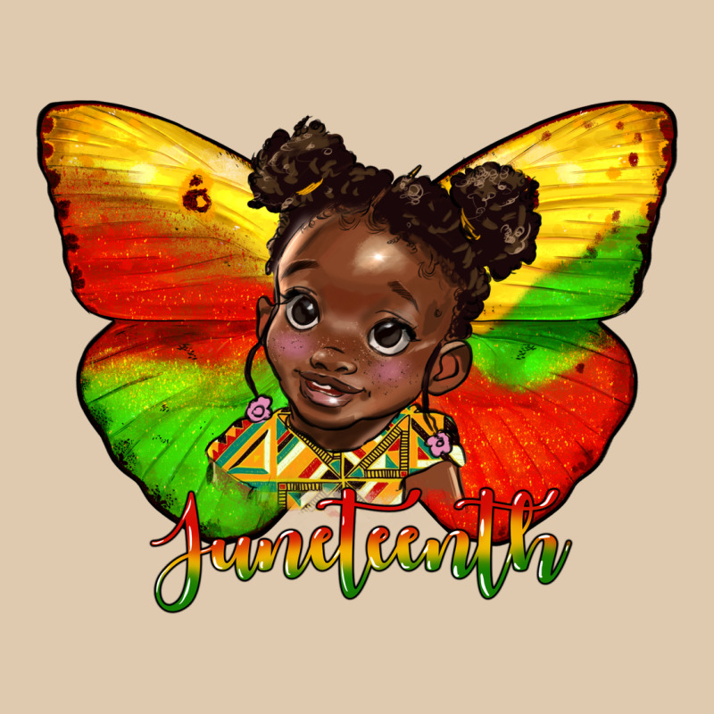 Juneteenth Butterfly Black Girl Heavyweight Sweatshirt by HRA Design Shop | Teevron