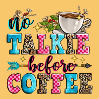 No Talkie Before Coffee Vintage Hoodie | Teevron