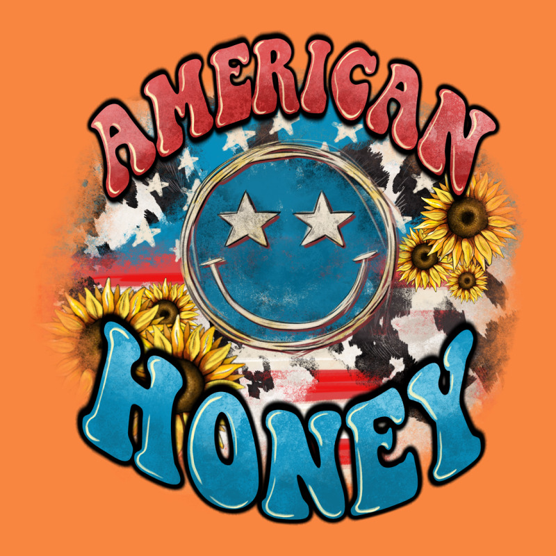 American Honey Smiley Premium Sweatshirt by NancyCooperArtShop | Teevron