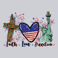Faith Love Freedom 4th Of July Heavyweight Sweatshirt | Teevron