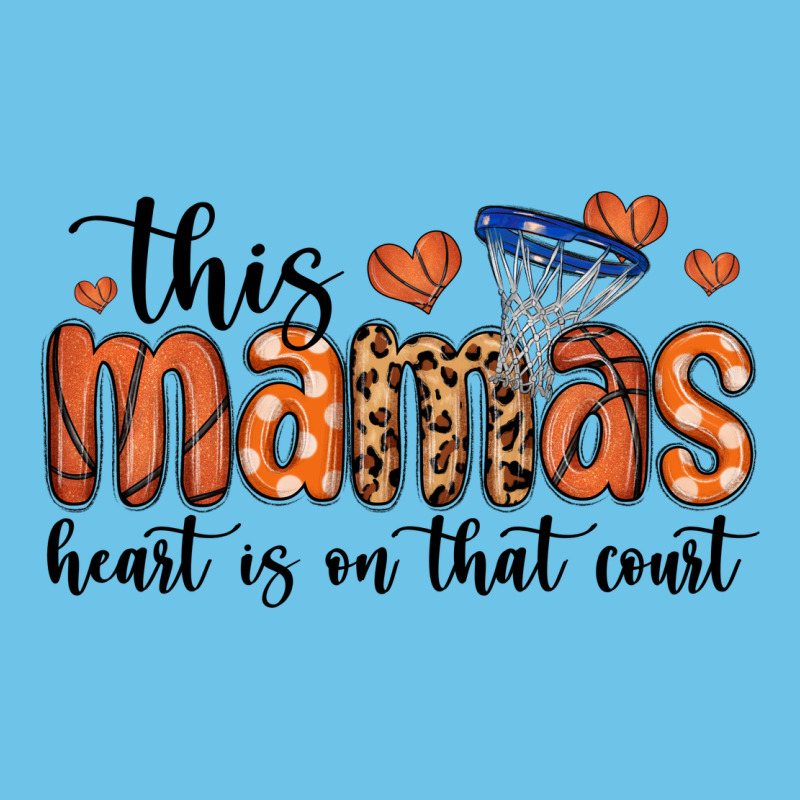 This Mamas Heart Is On That Court Premium Sweatshirt by MaliasSmallBusiness | Teevron