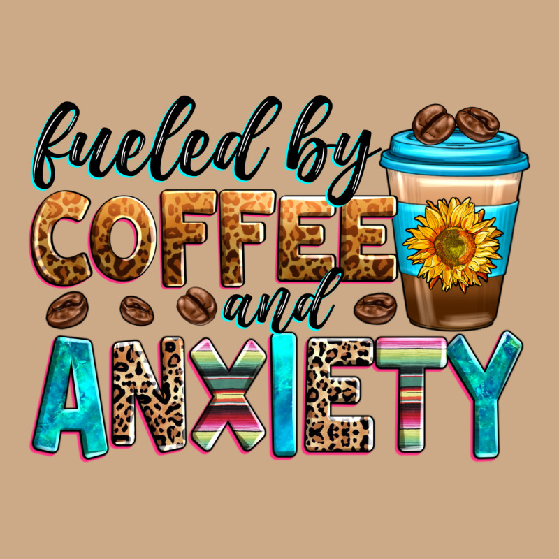 Fueled By Coffee And Anxiety Vintage Hoodie by Zillion Design Studio | Teevron