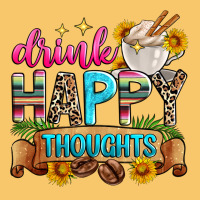 Drink Happy Thoughts Vintage Hoodie | Teevron