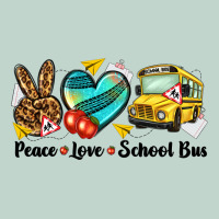 Peace Love School Bus Zipper Hoodie | Teevron