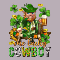 One Lucky Cowboy With St. Patricks Elf Vintage Tee | Teevron