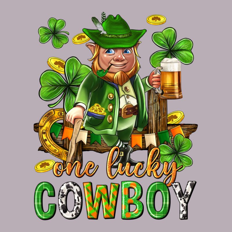 One Lucky Cowboy With St. Patricks Elf Vintage Tee by Neo Western | Teevron