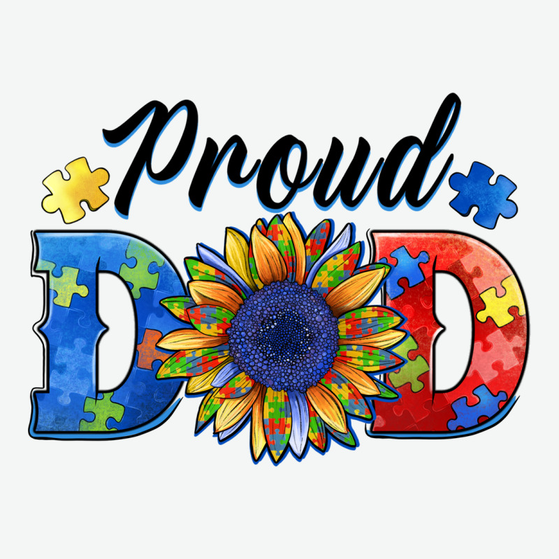 Proud Dad Autism Urban Heavy Tee by BarkalooDesign | Teevron