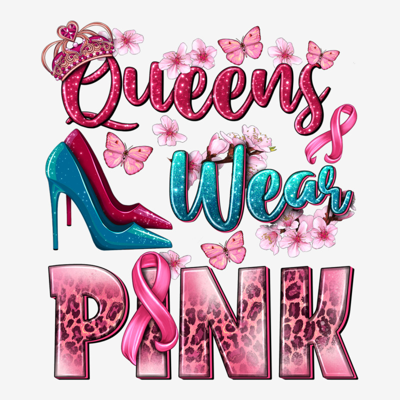 Queens Wear Pink Breast Cancer Urban Hoodie by NancyCooperArtShop | Teevron