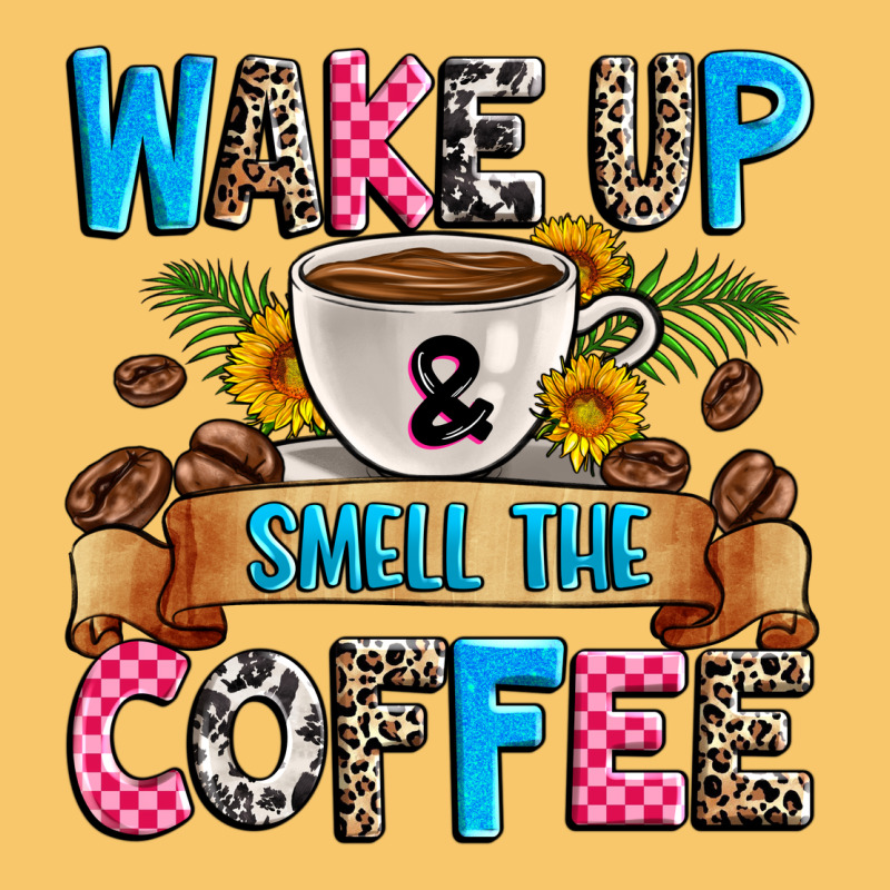 Wake Up And Smell The Coffee Vintage Hoodie by Zillion Design Studio | Teevron