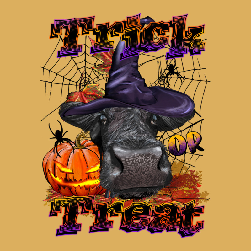 Trick Or Treat Black Angus Heifer Premium Hoodie by LillyAllenDesigns | Teevron