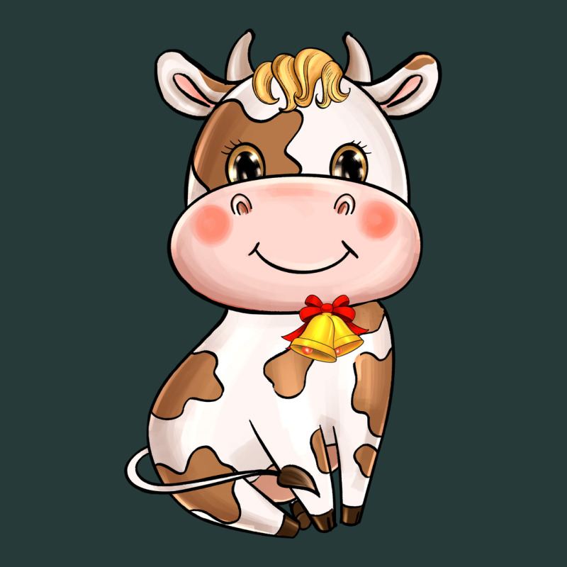 Cartoon Cow Premium Sweatshirt by NancyCooperArtShop | Teevron