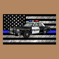 Thin Blue Line Police Car Sippy Cup Long Sleeve Tee | Teevron