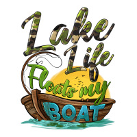 Lake Life Floats My Boat Premium Tee | Teevron
