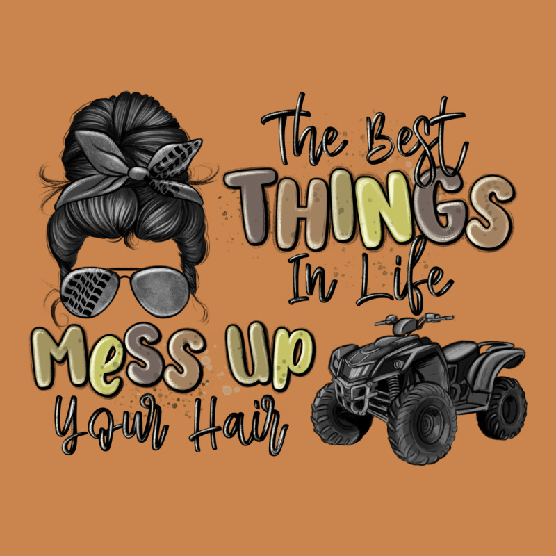 The Best Things In Life Mess Up Your Hair Heavyweight Hoodie by MaliasSmallBusiness | Teevron