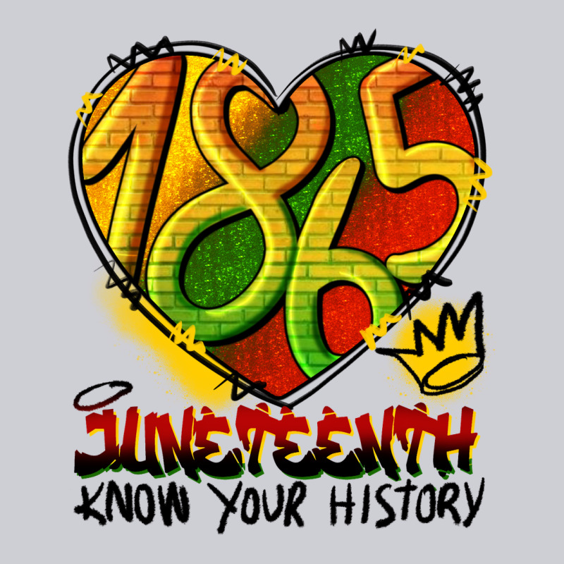 Juneteenth 1865 Graffiti Heavyweight Sweatshirt by HRA Design Shop | Teevron
