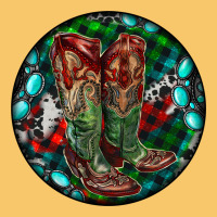 Christmas Cowboy Boots Vintage Hoodie | Teevron