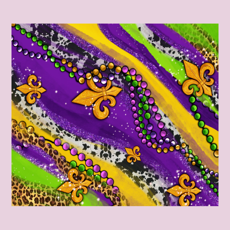 Mardi Gras Fleur Delis Leopard And Cowhide Ladies Tee by AdoDesignShop | Teevron