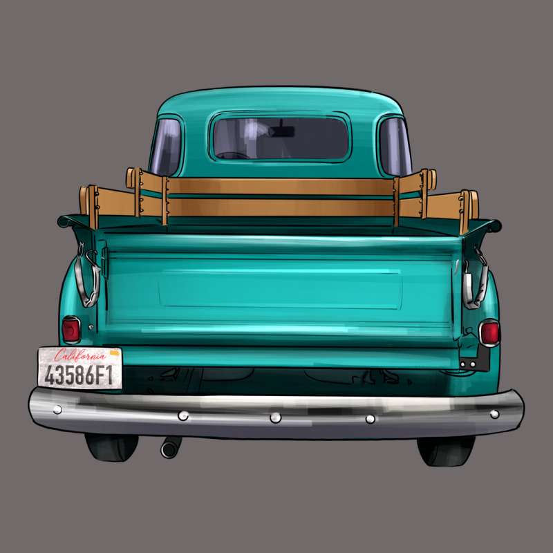 Western Truck Back View Urban Heavy Tee by FaDigitalArtStudio | Teevron