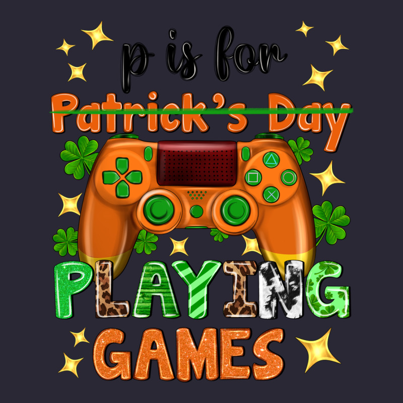 P Is Patrick's Day Playing Games Vintage Tee by Neo Western | Teevron