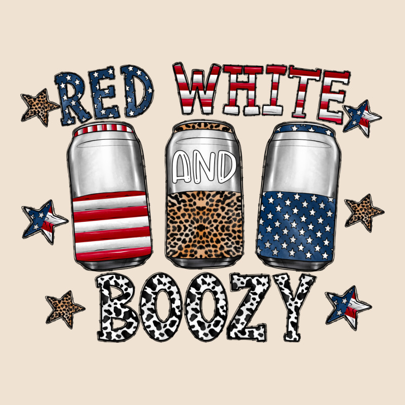 Red White Boozy Urban Heavy Tee by CowhideDigitalArt | Teevron