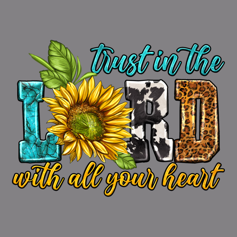 Trust In The Lord With All Your Heart Heavyweight Hoodie by NancyCooperArtShop | Teevron