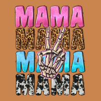 Mama Skeleton Peace Leopard Pattern Heavyweight Hoodie | Teevron