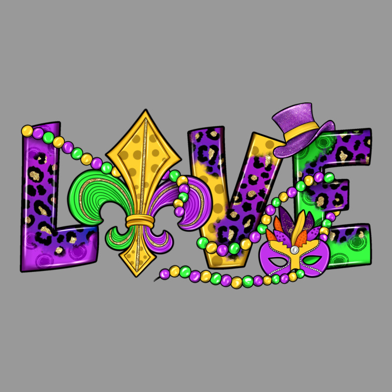 Mardi Gras Love Vintage Hoodie by JahusDesignShop | Teevron