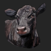 Black Angus Cow Illustrations Premium Hoodie | Teevron