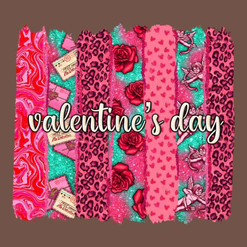 Valentines Day Brushstroke Background Brushstroke Premium Sweatshirt by NancyCooperArtShop | Teevron