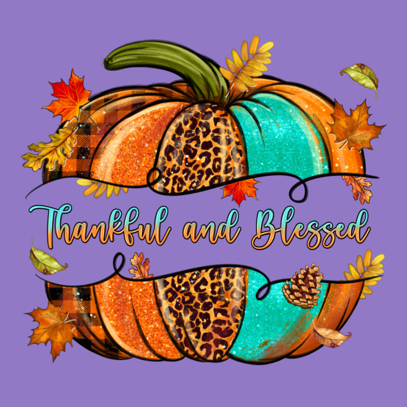 Pumpkin Thankful And Blessed Urban Hoodie by NancyCooperArtShop | Teevron