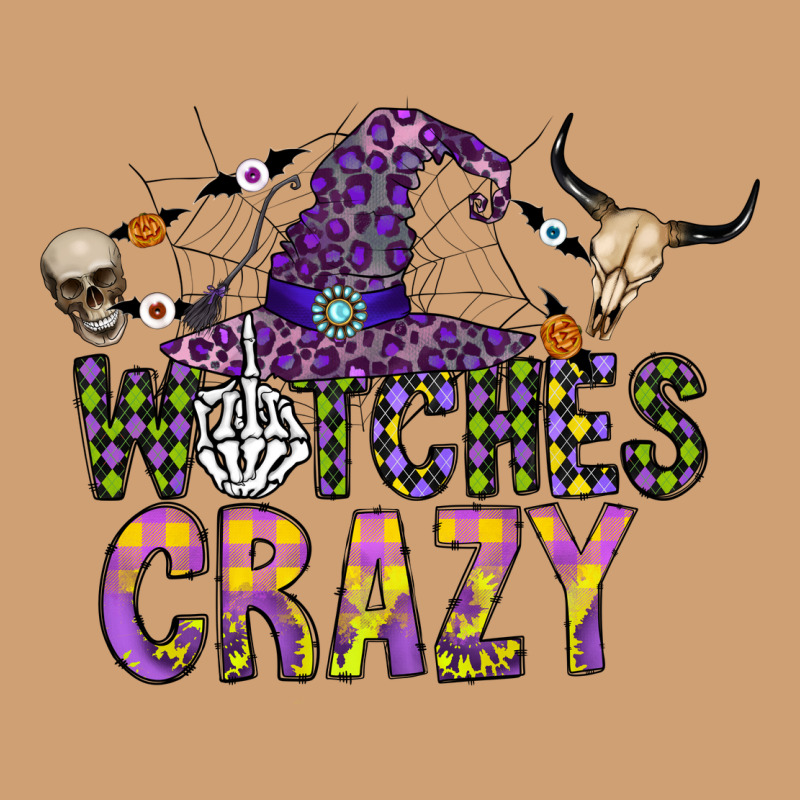 Witches Be Crazy Vintage Tee by CowhideDigitalArt | Teevron